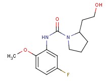 N-(5-fluoro-2-methoxyphenyl)-2-(2-hydroxyethyl)pyrrolidine-1-carboxamide