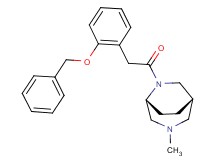 (1S*,5R*)-6-{[2-(benzyloxy)phenyl]acetyl}-3-methyl-3,6-diazabicyclo[3.2.2]nonane