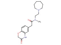 N-(2-azepan-1-ylethyl)-N-methyl-2-(3-oxo-3,4-dihydro-2H-1,4-benzoxazin-6-yl)acetamide
