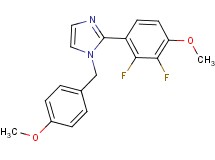 2-(2,3-difluoro-4-methoxyphenyl)-1-(4-methoxybenzyl)-1H-imidazole