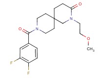 9-(3,4-difluorobenzoyl)-2-(2-methoxyethyl)-2,9-diazaspiro[5.5]undecan-3-one