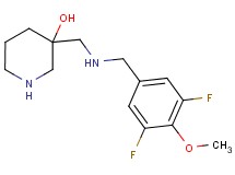 3-{[(3,5-difluoro-4-methoxybenzyl)amino]methyl}-3-piperidinol dihydrochloride