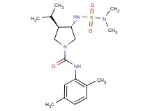 (3S*,4R*)-3-{[(dimethylamino)sulfonyl]amino}-N-(2,5-dimethylphenyl)-4-isopropylpyrrolidine-1-carboxamide