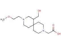 [7-(hydroxymethyl)-9-(2-methoxyethyl)-3,9-diazaspiro[5.5]undec-3-yl]acetic acid