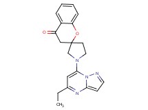 1'-(5-ethylpyrazolo[1,5-a]pyrimidin-7-yl)spiro[chromene-2,3'-pyrrolidin]-4(3H)-one
