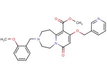 methyl 3-(2-methoxybenzyl)-7-oxo-9-(3-pyridinylmethoxy)-1,2,3,4,5,7-hexahydropyrido[1,2-d][1,4]diazepine-10-carboxylate