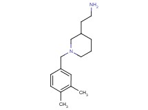 2-[1-(3,4-dimethylbenzyl)piperidin-3-yl]ethanamine