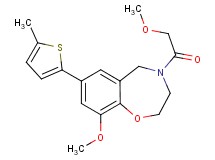 9-methoxy-4-(methoxyacetyl)-7-(5-methyl-2-thienyl)-2,3,4,5-tetrahydro-1,4-benzoxazepine