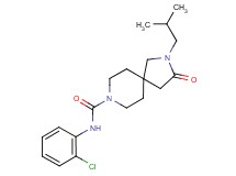 N-(2-chlorophenyl)-2-isobutyl-3-oxo-2,8-diazaspiro[4.5]decane-8-carboxamide