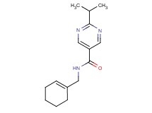 N-(cyclohex-1-en-1-ylmethyl)-2-isopropylpyrimidine-5-carboxamide