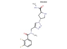 (4R)-4-(4-{[(2,3-difluorobenzoyl)(methyl)amino]methyl}-1H-1,2,3-triazol-1-yl)-N-methyl-L-prolinamide hydrochloride
