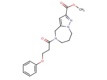methyl 5-(3-phenoxypropanoyl)-5,6,7,8-tetrahydro-4H-pyrazolo[1,5-a][1,4]diazepine-2-carboxylate