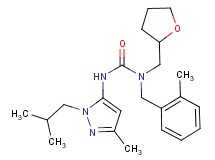 N'-(1-isobutyl-3-methyl-1H-pyrazol-5-yl)-N-(2-methylbenzyl)-N-(tetrahydrofuran-2-ylmethyl)urea