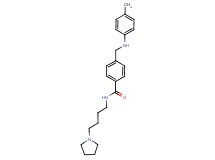 4-{[(4-methylphenyl)amino]methyl}-N-(4-pyrrolidin-1-ylbutyl)benzamide