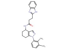 3-(1H-benzimidazol-2-yl)-N-[1-(2,3-dimethylphenyl)-4,5,6,7-tetrahydro-1H-indazol-4-yl]propanamide