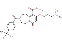 methyl 3-(4-tert-butylbenzoyl)-9-[3-(dimethylamino)propoxy]-7-oxo-1,2,3,4,5,7-hexahydropyrido[1,2-d][1,4]diazepine-10-carboxylate