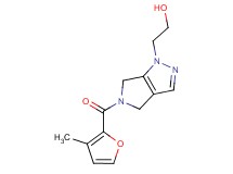 2-[5-(3-methyl-2-furoyl)-5,6-dihydropyrrolo[3,4-c]pyrazol-1(4H)-yl]ethanol