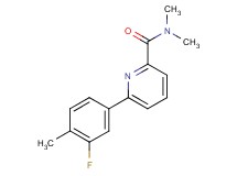 6-(3-fluoro-4-methylphenyl)-N,N-dimethylpyridine-2-carboxamide