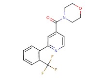 4-{2-[2-(trifluoromethyl)phenyl]isonicotinoyl}morpholine
