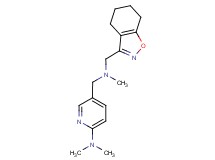 N,N-dimethyl-5-{[methyl(4,5,6,7-tetrahydro-1,2-benzisoxazol-3-ylmethyl)amino]methyl}pyridin-2-amine