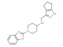 1-(1,3-benzoxazol-2-yl)-N-(1,4,5,6-tetrahydrocyclopenta[c]pyrazol-3-ylmethyl)piperidin-4-amine