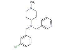 N-(3-chlorobenzyl)-1-methyl-N-(3-pyridinylmethyl)-4-piperidinamine