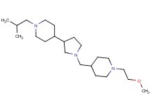 1-isobutyl-4-(1-{[1-(2-methoxyethyl)-4-piperidinyl]methyl}-3-pyrrolidinyl)piperidine