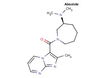 (3S)-N,N-dimethyl-1-[(2-methylimidazo[1,2-a]pyrimidin-3-yl)carbonyl]azepan-3-amine