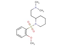(2-{1-[(2-methoxyphenyl)sulfonyl]-2-piperidinyl}ethyl)dimethylamine