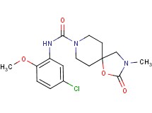 N-(5-chloro-2-methoxyphenyl)-3-methyl-2-oxo-1-oxa-3,8-diazaspiro[4.5]decane-8-carboxamide