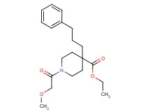 ethyl 1-(methoxyacetyl)-4-(3-phenylpropyl)-4-piperidinecarboxylate
