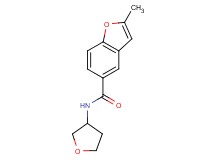 2-methyl-N-(tetrahydro-3-furanyl)-1-benzofuran-5-carboxamide