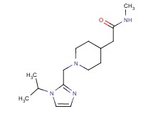 2-{1-[(1-isopropyl-1H-imidazol-2-yl)methyl]piperidin-4-yl}-N-methylacetamide