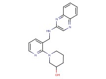 1-{3-[(quinoxalin-2-ylamino)methyl]pyridin-2-yl}piperidin-3-ol