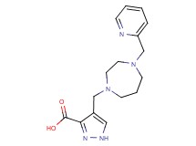 4-{[4-(pyridin-2-ylmethyl)-1,4-diazepan-1-yl]methyl}-1H-pyrazole-3-carboxylic acid