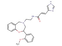 (2E)-3-(1H-imidazol-4-yl)-N-{2-[2-(2-methoxyphenyl)-2,3-dihydro-1,4-benzoxazepin-4(5H)-yl]ethyl}acrylamide