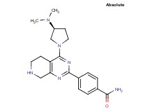 4-{4-[(3S)-3-(dimethylamino)-1-pyrrolidinyl]-5,6,7,8-tetrahydropyrido[3,4-d]pyrimidin-2-yl}benzamide dihydrochloride