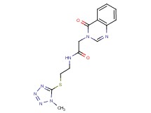 N-{2-[(1-methyl-1H-tetrazol-5-yl)thio]ethyl}-2-(4-oxo-3(4H)-quinazolinyl)acetamide