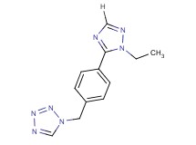 1-[4-(1-ethyl-1H-1,2,4-triazol-5-yl)benzyl]-1H-tetrazole