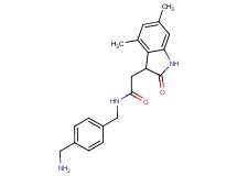N-[4-(aminomethyl)benzyl]-2-(4,6-dimethyl-2-oxo-2,3-dihydro-1H-indol-3-yl)acetamide hydrochloride