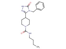 4-(4-benzyl-5-oxo-4,5-dihydro-1H-1,2,4-triazol-3-yl)-N-butylpiperidine-1-carboxamide
