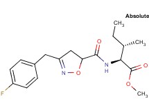 methyl N-{[3-(4-fluorobenzyl)-4,5-dihydro-5-isoxazolyl]carbonyl}-L-isoleucinate