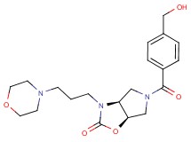 (3aS*,6aR*)-5-[4-(hydroxymethyl)benzoyl]-3-(3-morpholin-4-ylpropyl)hexahydro-2H-pyrrolo[3,4-d][1,3]oxazol-2-one