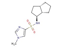 1-methyl-N-[(1S*,3aS*,6aS*)-octahydropentalen-1-yl]-1H-imidazole-4-sulfonamide