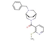 (1R*,5R*)-6-benzyl-3-{[2-(methylthio)pyridin-3-yl]carbonyl}-3,6-diazabicyclo[3.2.2]nonane
