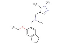 1-(1,5-dimethyl-1H-pyrazol-4-yl)-N-[(6-ethoxy-2,3-dihydro-1H-inden-5-yl)methyl]-N-methylmethanamine