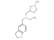 (2,3-dihydro-1-benzofuran-5-ylmethyl)ethyl[(1-methylpyrrolidin-3-yl)methyl]amine