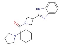 2-{1-[(1-pyrrolidin-1-ylcyclohexyl)carbonyl]azetidin-3-yl}-1H-benzimidazole