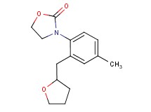 3-[4-methyl-2-(tetrahydrofuran-2-ylmethyl)phenyl]-1,3-oxazolidin-2-one