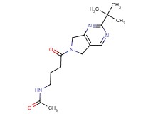 N-[4-(2-tert-butyl-5,7-dihydro-6H-pyrrolo[3,4-d]pyrimidin-6-yl)-4-oxobutyl]acetamide